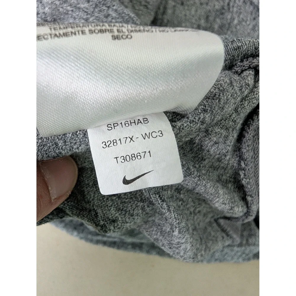 Nike Washington State Cougars WSU Full Zip Hoodie Gray Large